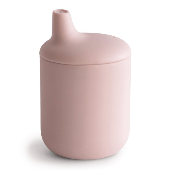 Mushie Gobelet à Bec en Silicone - Blush