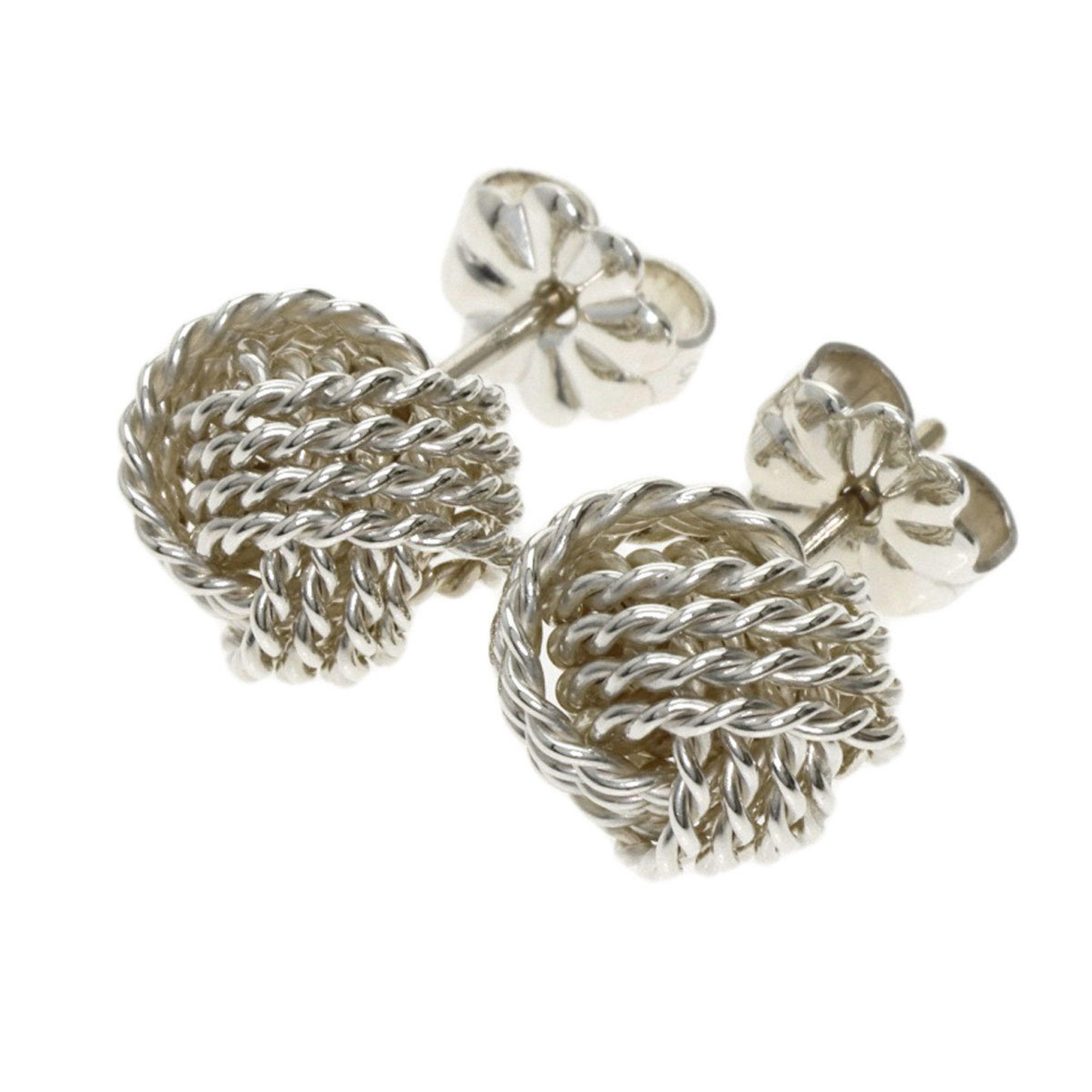 tiffany silver ball earrings