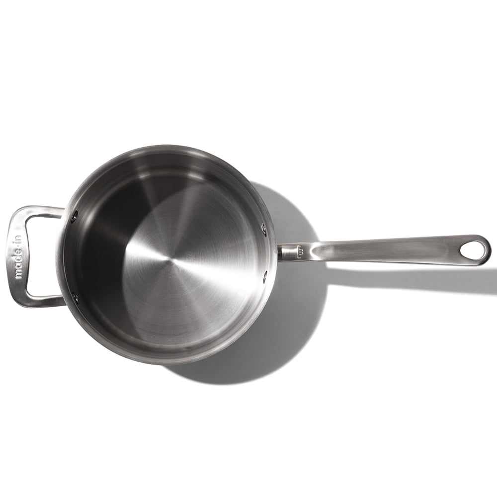  MÉMÉCOOK 2 Quart Saucepan With Lid, Stainless Steel