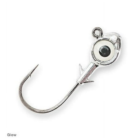 UPC: 0879044007401 | Z Man Trout Eye Jighead 1/4 Glow 3pk