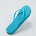 thumbnail image 5 of Avrnliq Womens Sky Blue Non-Slip Waterproof PVC Flip Flops - Lightweight Sandals for Beach & Indoor Outdoor Use,Size 41, 5 of 8