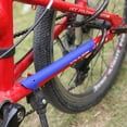 thumbnail image 3 of Protección de cadena de bicicleta de plástico Protector de cuadro de bicicleta Almohadilla de vaina (azul), 3 of 6