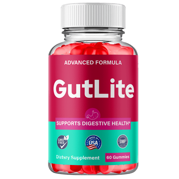 GutLite Gut Health Gummies Advanced Formula Digestion Support Gut Lite 60 Gummies