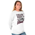 thumbnail image 3 of Biker Betty Boop Follow your Heart Women's Long Sleeve T Shirt Brisco Brands S, 3 of 5