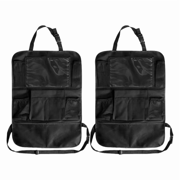 2PCS Car Seat Back Organizers Storage Bags for Vehicle Seat Easy Access