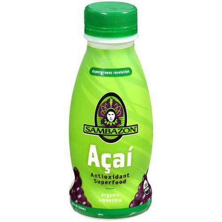 Sambazon Supergreens Revolution Acai Smoothie, 10.5 Fl. Oz.