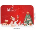 thumbnail image 4 of Felpudo navideño antideslizante para baño, alfombra para el suelo, alfombra absorbente para entrada, alfombra para el hogar, suministros para bañera, ducha, baño, 4 of 5