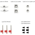 thumbnail image 4 of Woodturning Carbide Lathe Tools, 17” Full Size Wood Turning Tool Set of 3 Rougher Detailer Finisher, Includes Replacement Cutter Inserts, 4 of 6