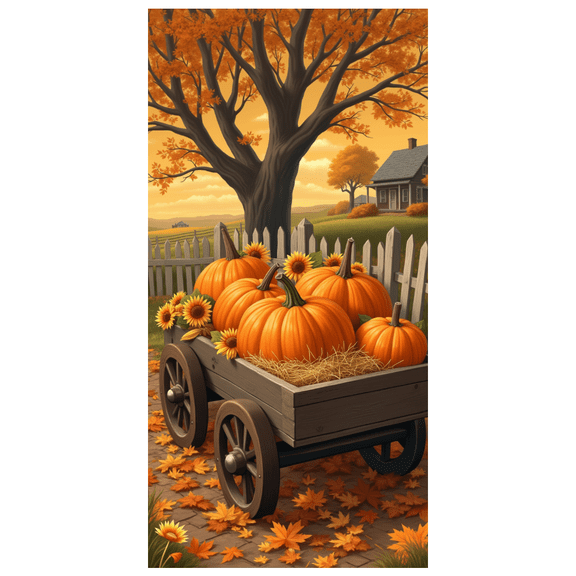 Decorative Design Thanksgiving Banner Autumn Theme Happy Friendsgiving for Holiday Celebration Indoor Decoration Party Event