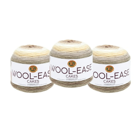 Lion Brand Mandala Wool Ease Cakes Athena 3 Pack Wool Cake