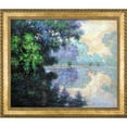 thumbnail image 1 of Morning on the Seine near Giverny with Verona Gold Braid Frame 20"X24", 1 of 3