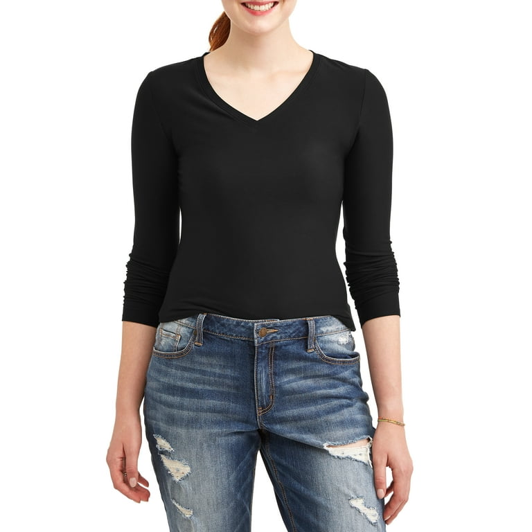 no boundaries long sleeve v neck