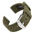 thumbnail image 2 of Archer Watch Straps - Canvas Quick Release Replacement Watch Bands (Faded Olive, 20mm), 2 of 4