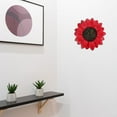 thumbnail image 4 of 1Pc Iron Art Imitation Flower Wall Decor Wall Hanging Ornament for Decor (Red), 4 of 6