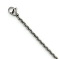 thumbnail image 2 of Chisel Stainless Steel Polished with Red Enamel Oval Medical ID Pendant on a 20 inch Cable Chain Necklace, 2 of 3