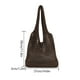 thumbnail image 3 of Bolso de playa de ganchillo para mujer, bolso de viaje informal, bolso grande de compras (café) Sywqhk Para Estrenar, 3 of 3