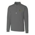 thumbnail image 2 of Men's Cutter & Buck  Gray Salt Lake Bees Big & Tall Traverse Stretch Quarter-Zip Top, 2 of 3