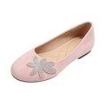 thumbnail image 2 of Willtoo Slip On Flats for Women Round Toe Low Cut Rhinestone Floral Shoes 2026 Faux Suede Lightweight Shoes Non Slip Rubber Sole Daily Casual Footwear, 2 of 5