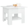 thumbnail image 3 of vidaXL Coffee Table High Gloss White 55x55x42 cm Engineered Wood, 3 of 4