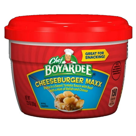 Chef Boyardee Cheeseburger Ma Pasta Microwave Cup 7 25 Oz Chef Boyardee Cheeseburger Ma Pasta Microwave Cup 7 25 Oz
