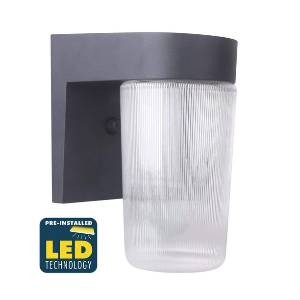 CORAMDEO Commercial & Residential Outdoor LED Jelly Jar Style Light, Wet Location, Built in LED