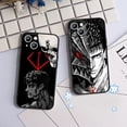 thumbnail image 5 of Berserk-funda suave de Anime para teléfono móvil Apple, carcasa negra para iPhone 15, 14, 13, 12, 11, XS, XR, X, 8, 7, 6, 6S Pro Max Plus Mini, 5 of 5