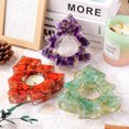 thumbnail image 4 of Nvzi 1 pieza de cristal púrpura natural, piedra cruda, resina, pegamento, adorno para árbol de Navidad, decoración navideña, para fiestas y el hogar, 4 of 5
