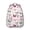 Pink-30, variant on Artistic Pig School Backpack for Student Watercolor Farm Animal Cute Pig Cartoon Print Abstract Floral Pattern Aesthetic Bookbag for Student