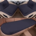thumbnail image 3 of HOARBOEG 5 Sets Car Front Seat Cushion Soft Warm Faux Rabbit Winter Auto Seat Cover Plush Vehicle Seat Protector Pad With Non-Slip Backing Car Accessories, 3 of 5
