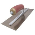 thumbnail image 5 of MARSHALLTOWN PB1GSD 11 x 4 1/2 inch Golden Stainless Steel PermaShape Finishing Trowel, Broken-In Style, DuraSoft Handle, for Masonry, Concrete, Brick Laying, 5 of 5