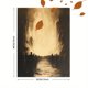thumbnail image 3 of Qisvanset Framed Canvas Wall Art, 12x16 Inch Fiery Furnace Daniel Modern Bible Sketch Art, 3 of 5