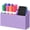 Purple, variant on Magnetic Pen Holder,Clear Magnetic Marker Cup for Fridge Whiteboard | Dry Erase Marker Pencil Holder with Acrylic Cup and Strong Magnet, Non-slip Design For Refrigerator Locker Office & Classroom
