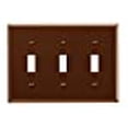 thumbnail image 3 of Leviton Brown Triple Gang Triple Toggle Wallplates  001-85011-BR, 3 of 3