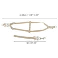 thumbnail image 4 of Unique Bargains Bunny Style Pet Leash Kit Durable Dog Leash Kit for Dog 47.24" Long Coffee Color, 4 of 6
