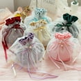 thumbnail image 4 of SPRING PARK 2Pcs Gift Bags, Jewelry Bags, Drawstring Pouch, Wedding Favor Bags, Baby Shower Bags, Candy Bag, 4 of 7