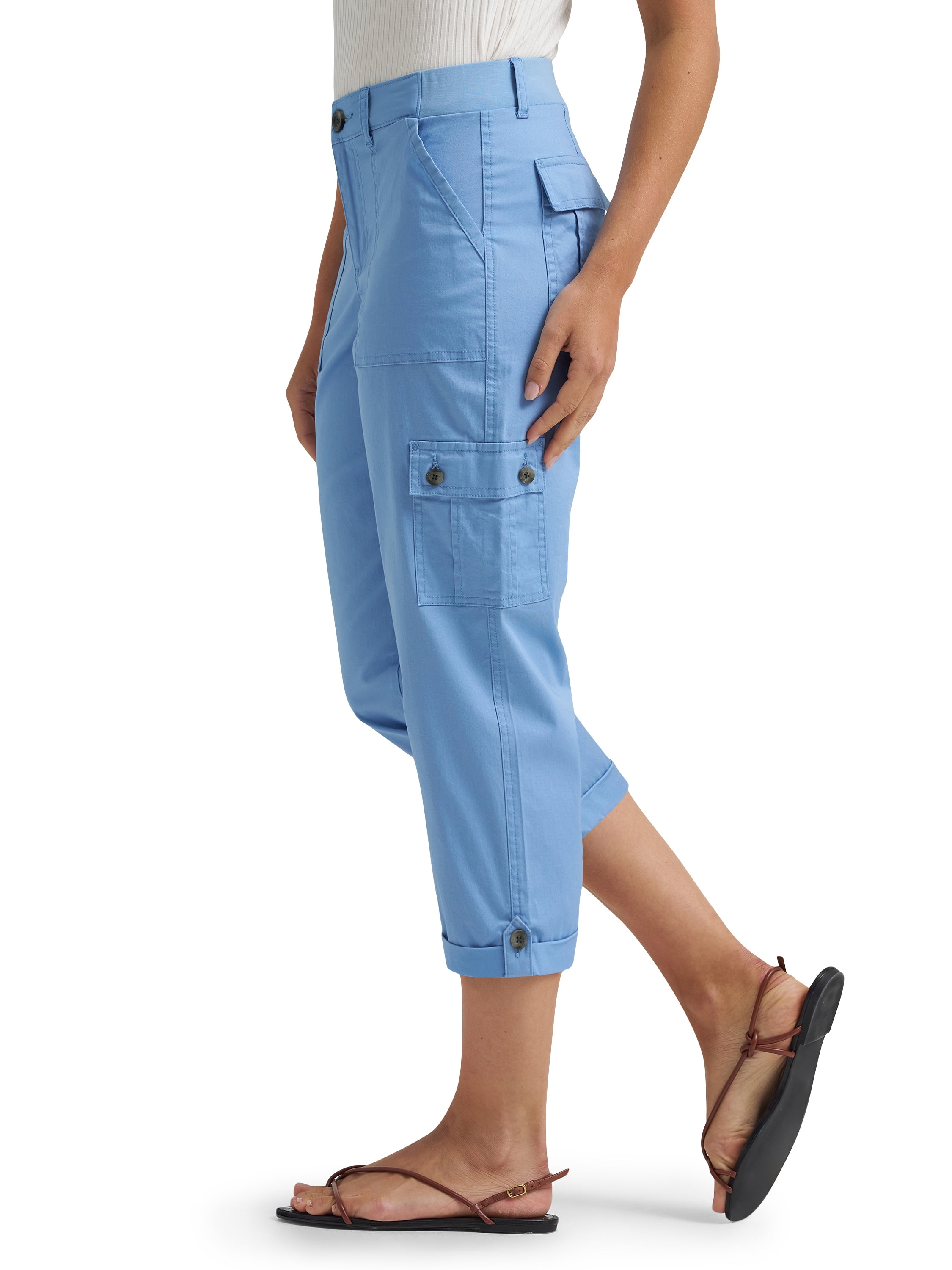 Lee Women's Flex to Go Mid Rise Capri Pants