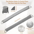 thumbnail image 4 of Under Door Draft Stopper 36 inches Triangle Door Draft Blocker with Hanging Loops Under Door Wind Noise Blocker Heavy Duty Weather Guard Snake Stripping for Air Seal Insulation Soundproof, 4 of 8