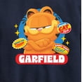 thumbnail image 3 of Garfield - Garfield Stickers - Toddler & Youth Crewneck Fleece Sweatshirt, 3 of 5