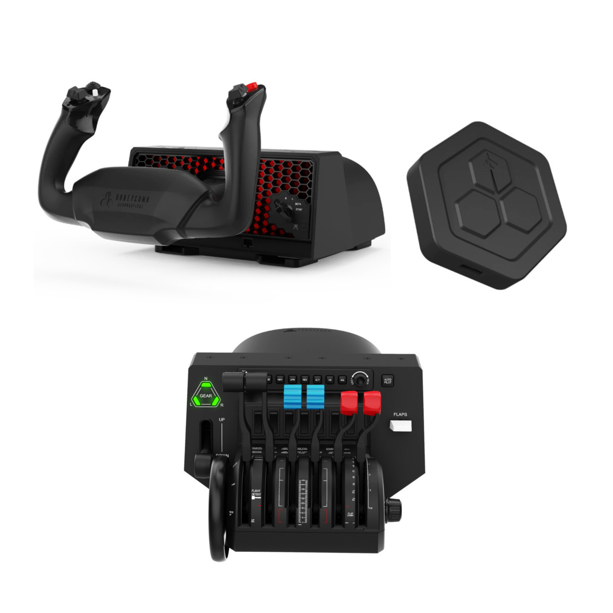 Aeronautical Alpha Flight Controls XPC with Throttle Quadrant