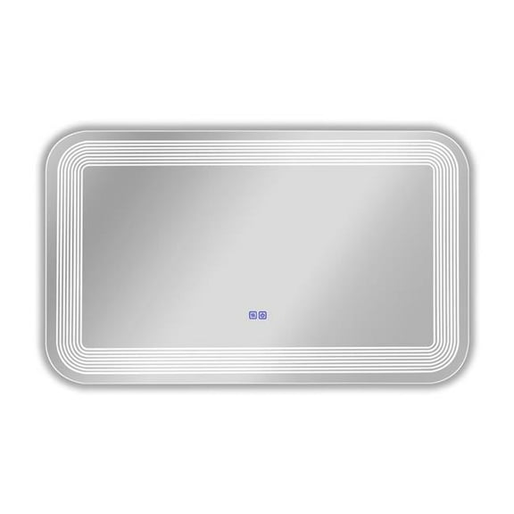 Chloe Lighting CH9M018BL39-HRT 39 in. 3 Color Temperatures 3000K-6000K Luminosity Back Lit Rectangular Touchscreen LED Mirror