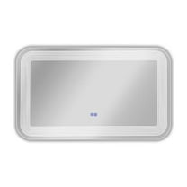 Chloe Lighting CH9M018BL39-HRT 39 in. 3 Color Temperatures 3000K-6000K Luminosity Back Lit Rectangular Touchscreen LED Mirror