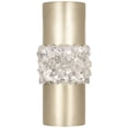 thumbnail image 3 of Sconce ARCTIC HALO 2-Light Champagne Tinted Gold Leaf Crystal Metal New  FA-1124, 3 of 3
