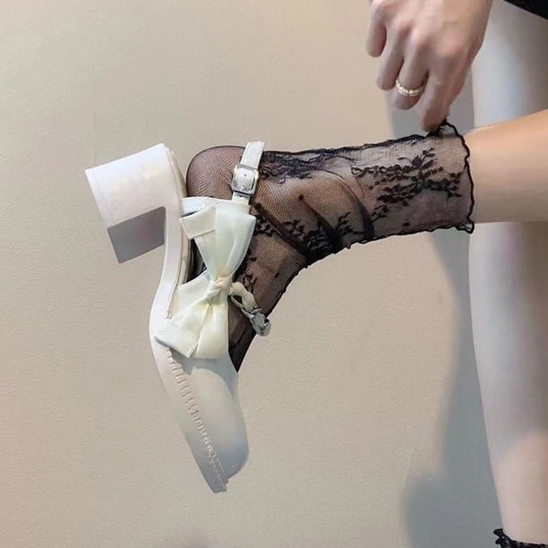 Medias de encaje de verano, calcetines de malla ultradelgados, versátiles, dulces y transpirables - M1A3