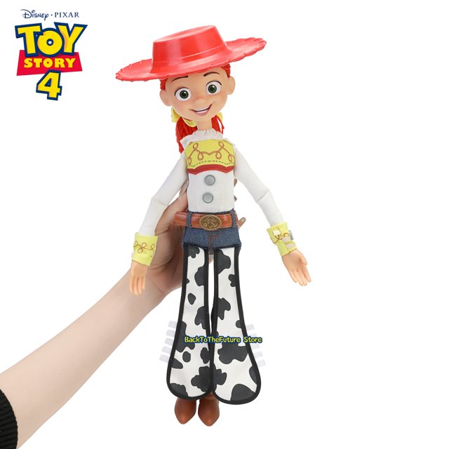 Figuras de acción de Disney Toy Story 4, Woody Jessie parlante, colección de decoración de Anime, habla sonido, modelo de juguete para niños, regalo