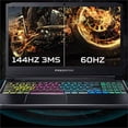 thumbnail image 2 of Acer Predator Helios 300 Gaming Laptop, Intel i7-10750H, NVIDIA GeForce RTX 2060 6GB, 15.6" Full HD 144Hz 3ms IPS Display, 16GB Dual-Channel DDR4, 512GB NVMe SSD, Wi-Fi 6, RGB Keyboard, PH315-53-72XD, 2 of 3