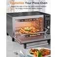 thumbnail image 5 of Nuwave Bravo Pro Smart Air Fryer Toaster Oven Combo, Airfryer Convection Oven Countertop, 12-in-1 Functions with Quicker & Even Crisp Technology, 1800W, 50-450°F, PFAS-Free, 21QT, Black, 5 of 5