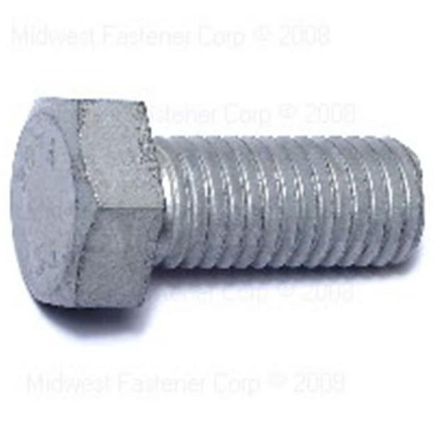 Midwest Fastener 5421 0.62-11 x 1.5 Hot-Dipped Galvanized Hex Cap 
