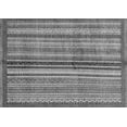 thumbnail image 1 of Ahgly Company Indoor Rectangle Abstract Gray Modern Area Rugs, 2' x 5', 1 of 4