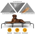 thumbnail image 6 of Hassch Outdoor Elevated Dog Cot, Elevated Pet Bed with Breathable Mesh Cover and Metal Frame, Light Gray, 6 of 10
