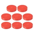 thumbnail image 1 of Unique Bargains 75mm ID PVC Pipe End Cap Fitting, 8 Pcs Furniture Grade Plug Coupling, Red, 1 of 5